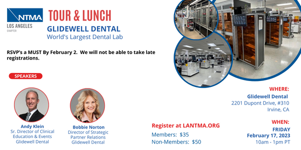 LA tour of Glidewell Dental Feb 2023